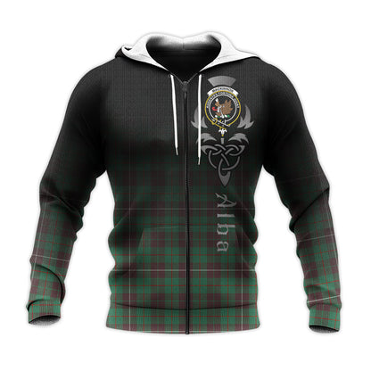 Printivon Mackinnon Hunting Ancient Tartan Crest Alba Celtic Hoodie