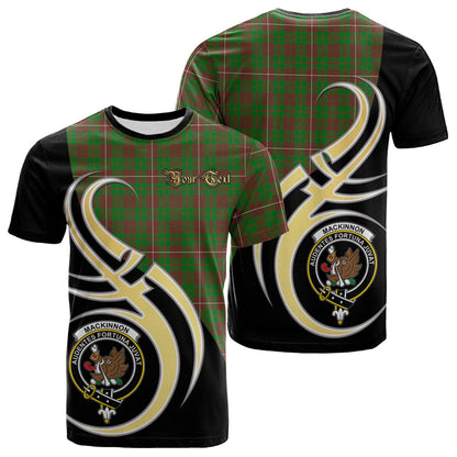Printivon MacKinnon Hunting Modern Tartan Crest Believe In Me T Shirt