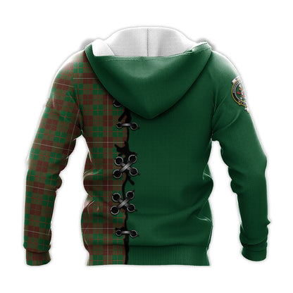 Printivon Mackinnon Hunting Modern Tartan Hoodie Lion Rampant And Celtic Thistle Style