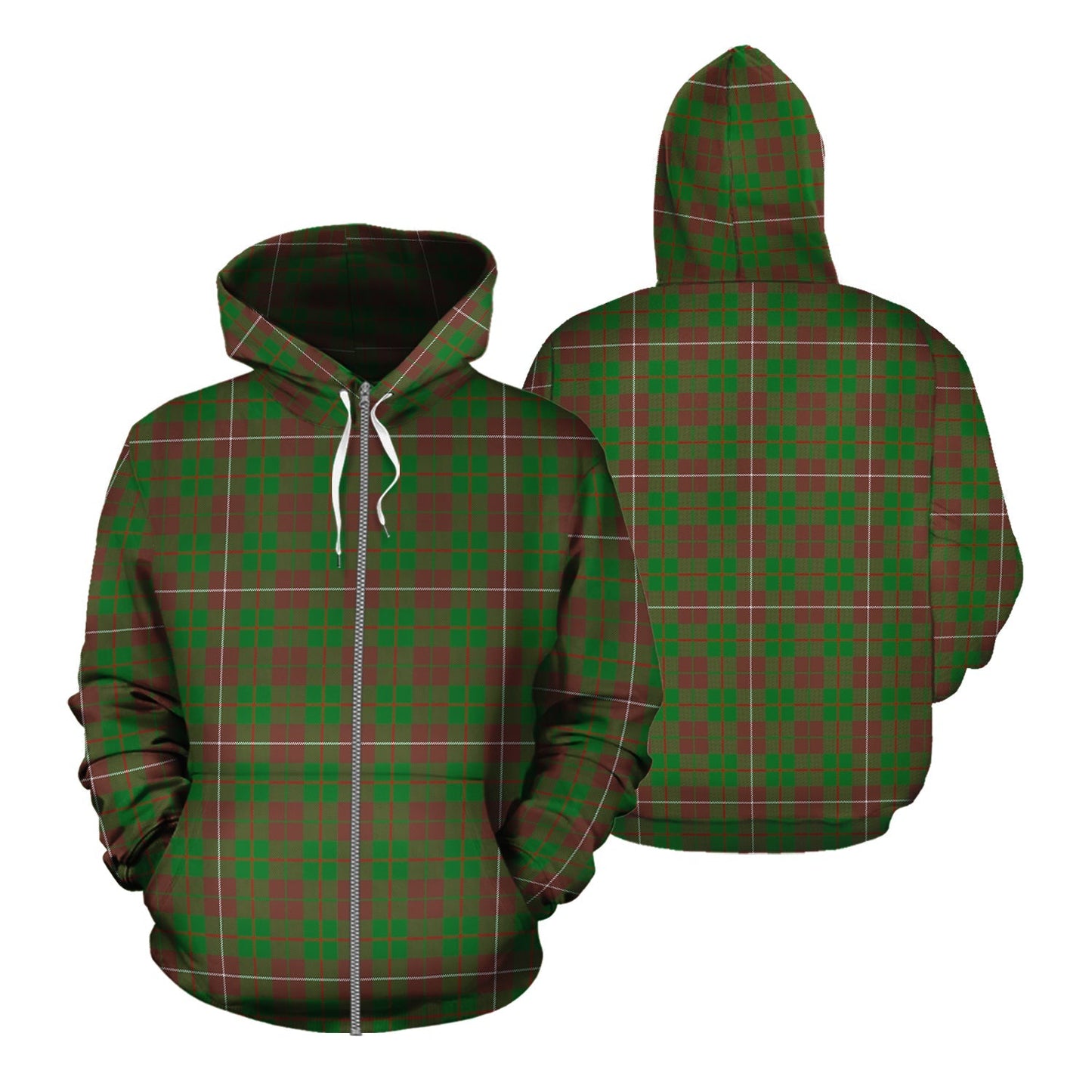 Printivon Mackinnon Hunting Modern Tartan Hoodie