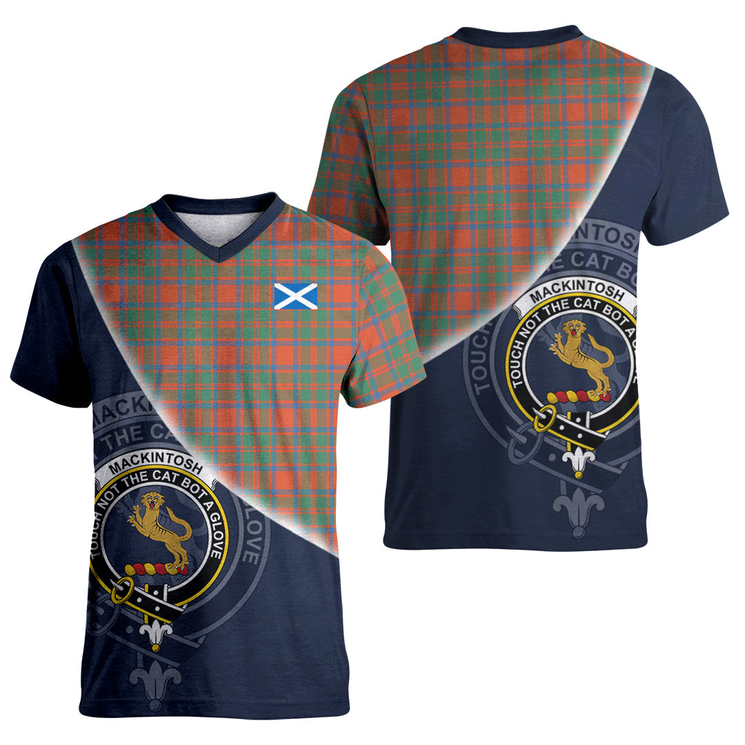 Printivon MacKintosh Ancient Tartan Scottish Crest T Shirt