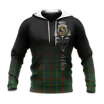 Printivon Mackintosh Hunting Tartan Crest Alba Celtic Hoodie