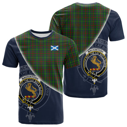 Printivon MacKintosh Hunting Tartan Scottish Crest T Shirt