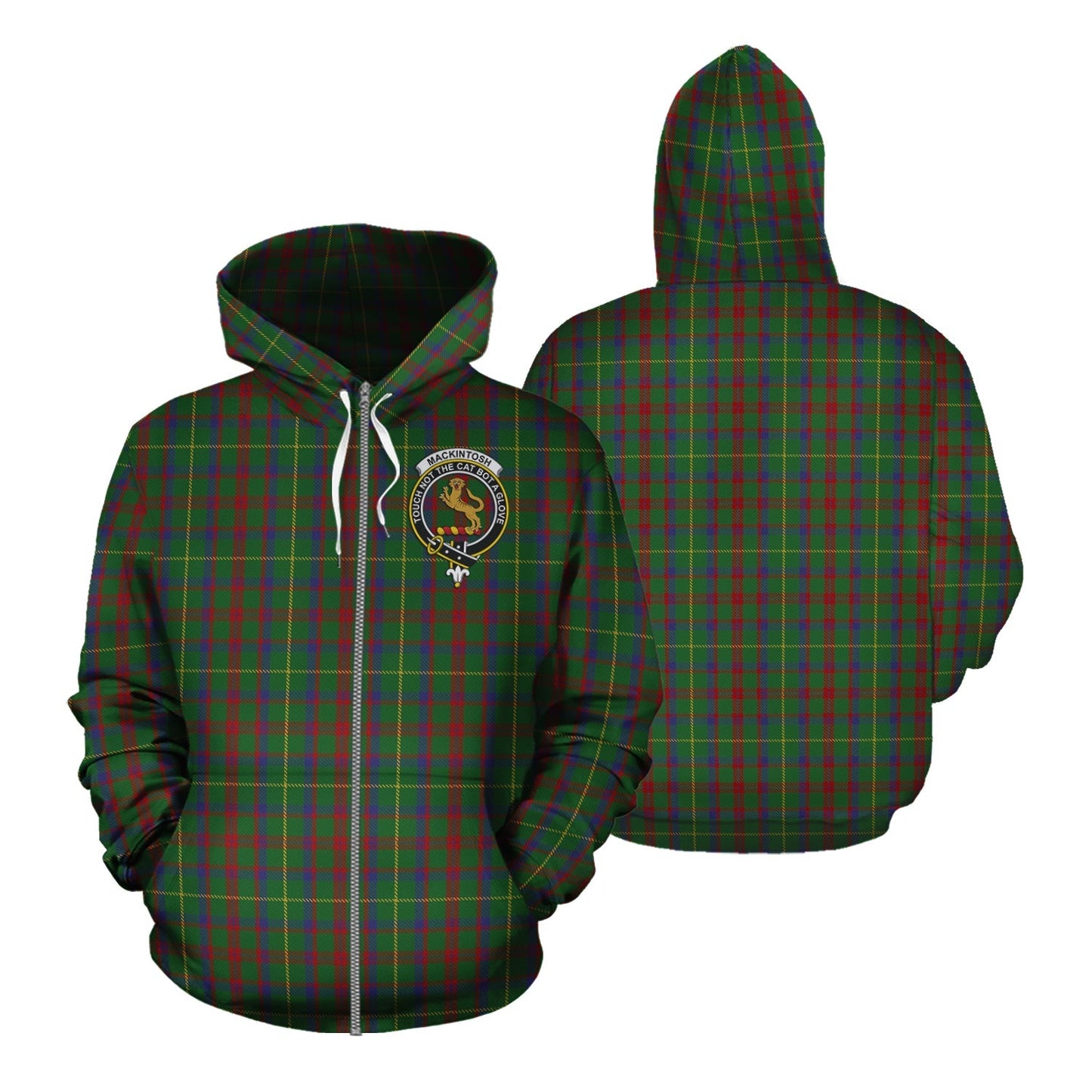 Printivon Mackintosh Hunting Tartan Hoodie