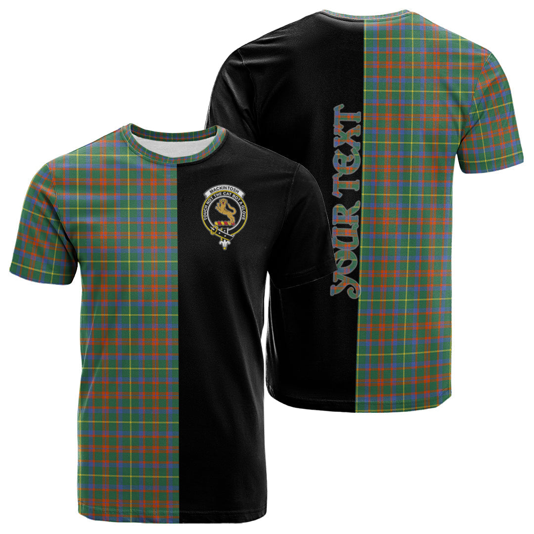 Printivon MacKintosh Hunting Ancient Tartan Personalize Half T shirt