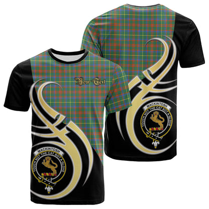 Printivon MacKintosh Hunting Ancient Tartan Crest Believe In Me T Shirt