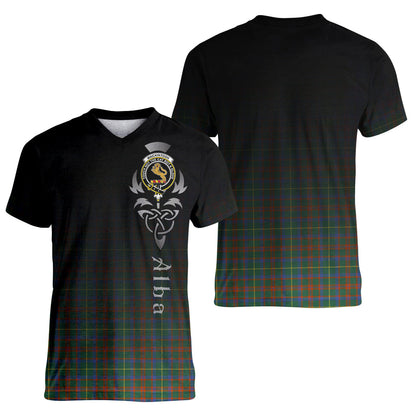 Printivon MacKintosh Hunting Ancient Tartan Crest Alba Celtic T Shirt