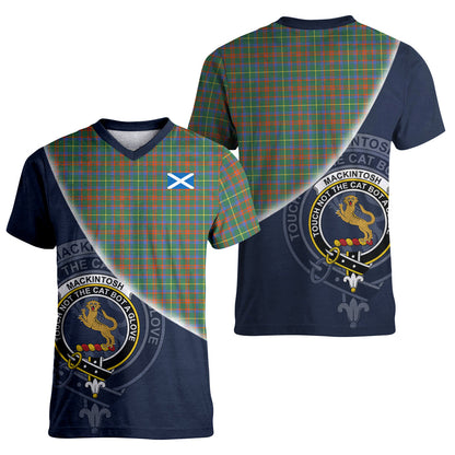 Printivon MacKintosh Hunting Ancient Tartan Scottish Crest T Shirt