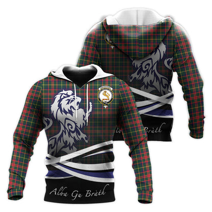 Printivon Mackintosh Hunting Modern Tartan Scottish Lion Hoodie