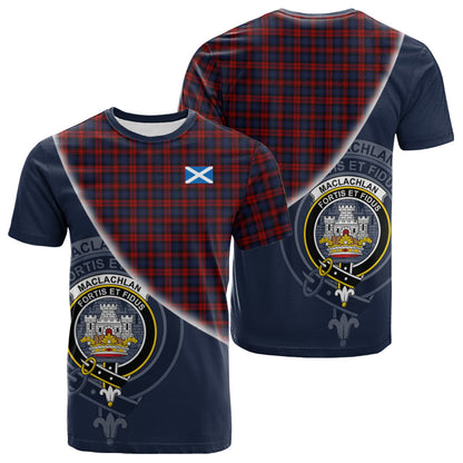 Printivon MacLachlan Tartan Scottish Crest T Shirt