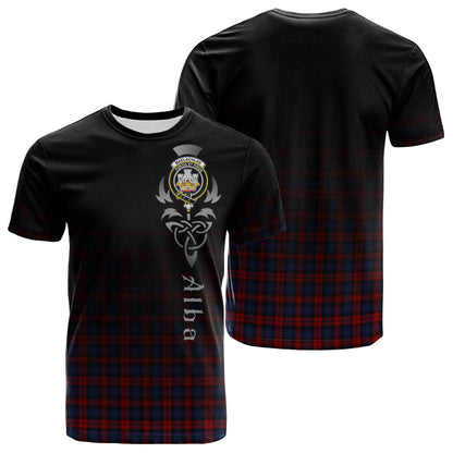 Printivon MacLachlan Tartan Crest Alba Celtic T Shirt
