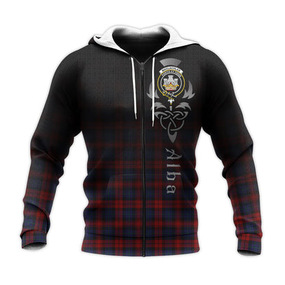 Printivon Maclachlan Tartan Crest Alba Celtic Hoodie