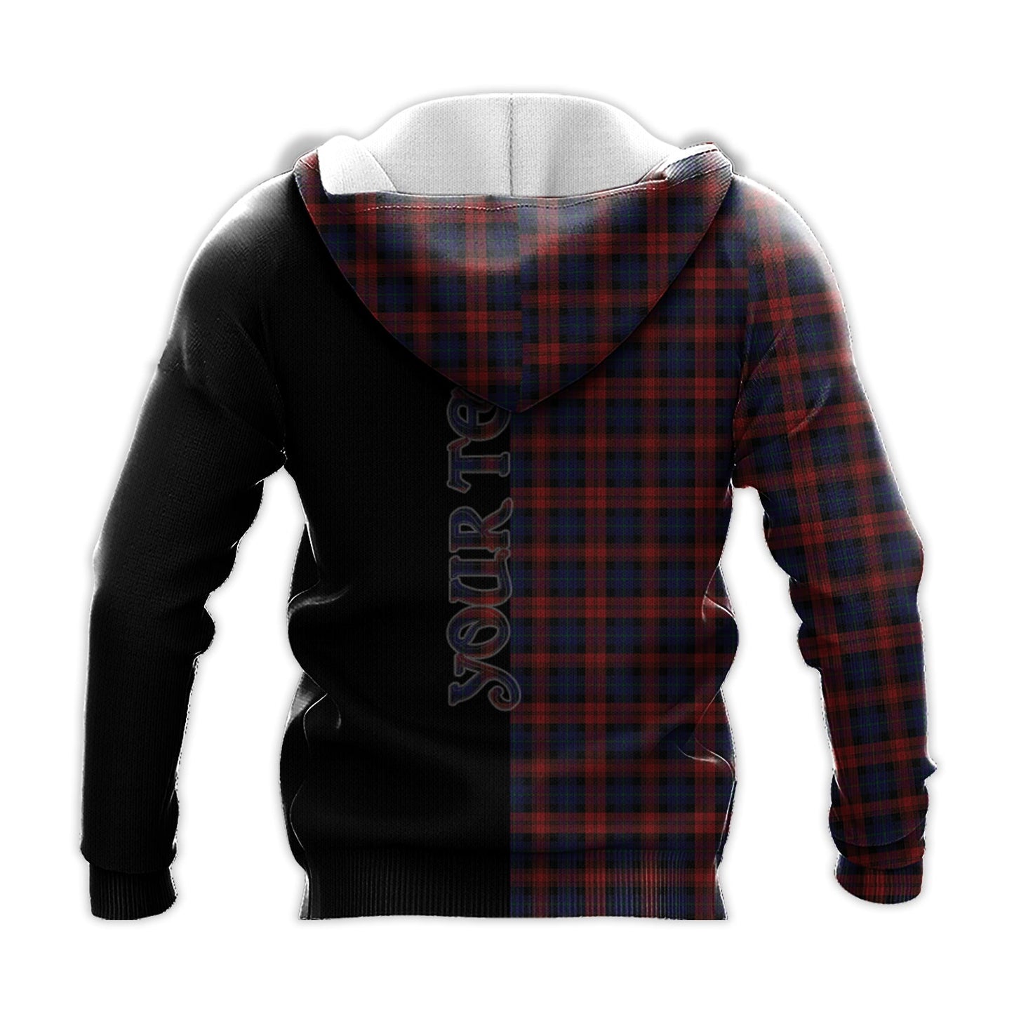 Printivon Maclachlan Tartan Personalize Half Hoodie
