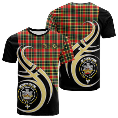 Printivon MacLachlan Hunting Modern Tartan Crest Believe In Me T Shirt