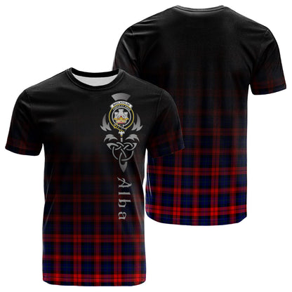 Printivon MacLachlan Modern Tartan Crest Alba Celtic T Shirt