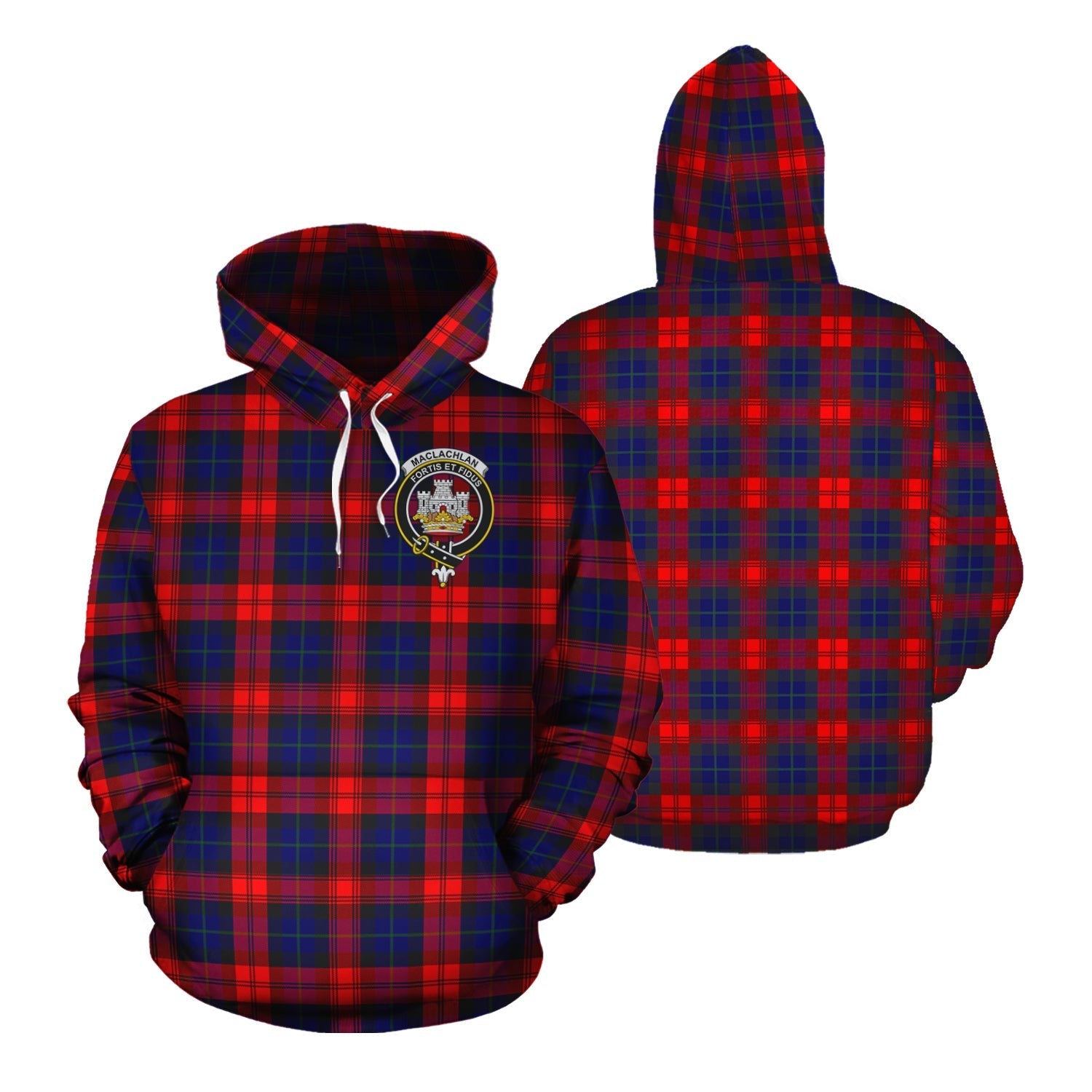 Printivon Maclachlan Modern Tartan Hoodie