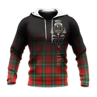 Printivon Maclaine Of Loch Buie Tartan Crest Alba Celtic Hoodie