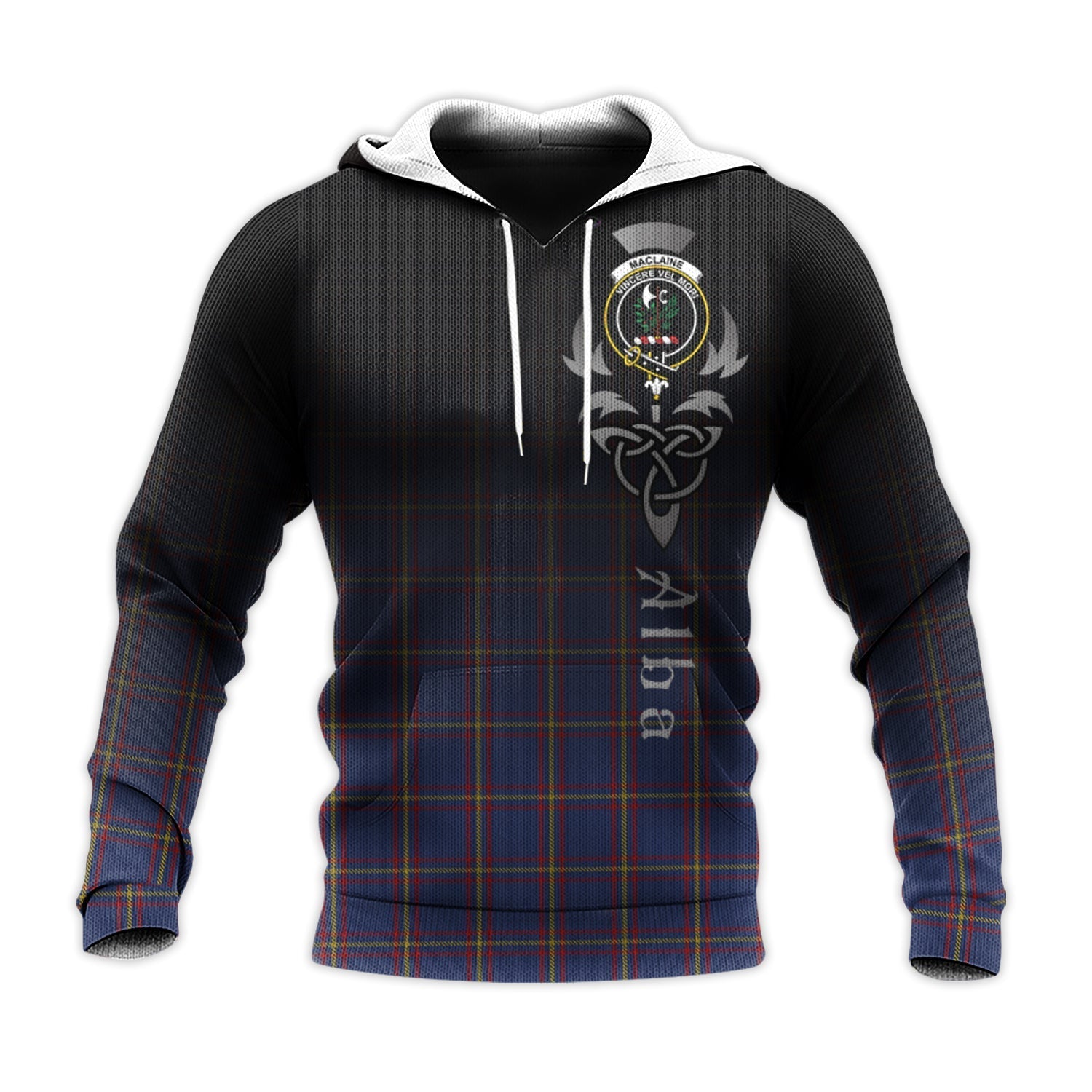 Printivon Maclaine Of Lochbuie Tartan Crest Alba Celtic Hoodie