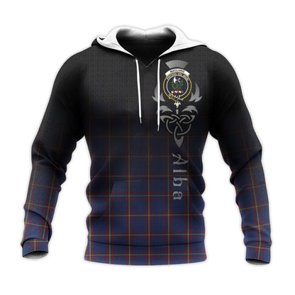 Printivon Maclaine Of Lochbuie Tartan Crest Alba Celtic Hoodie