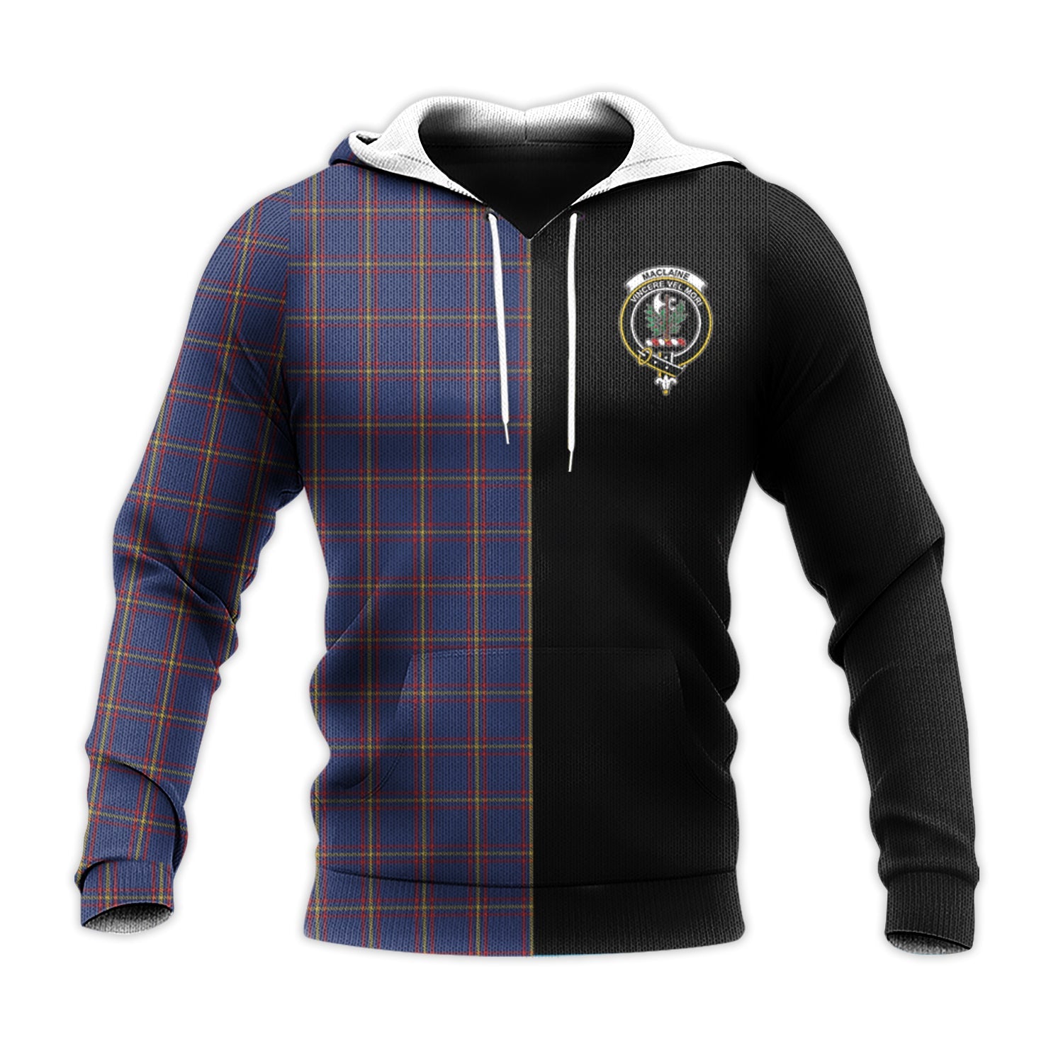 Printivon Maclaine Of Lochbuie Tartan Personalize Half Hoodie