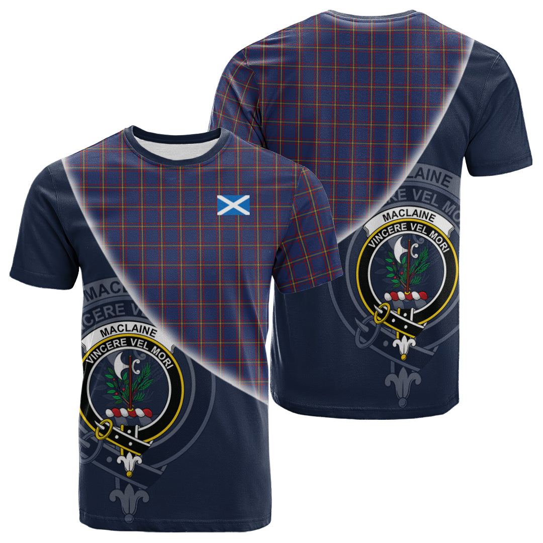 Printivon MacLaine of Lochbuie Tartan Scottish Crest T Shirt