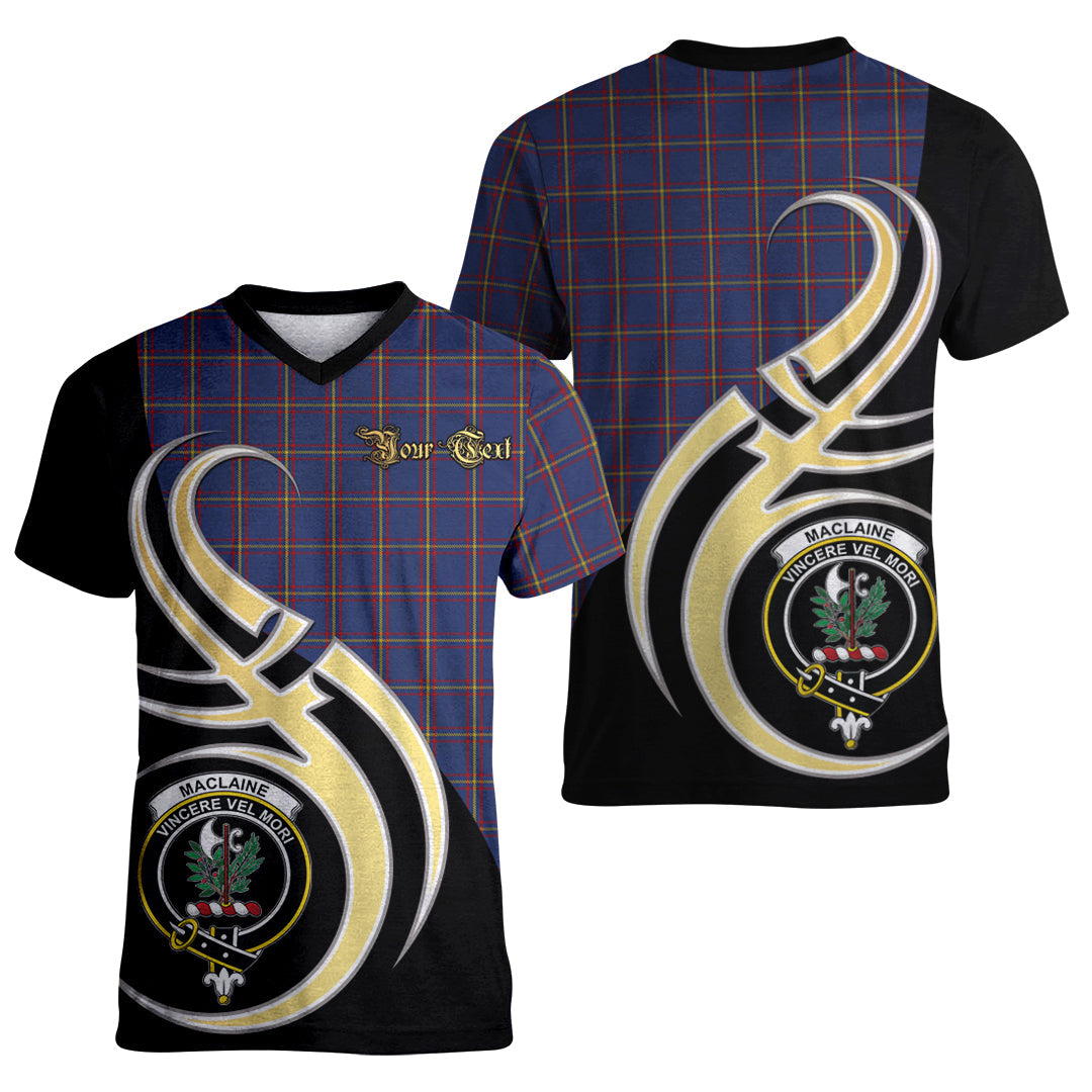 Printivon MacLaine of Lochbuie Tartan Crest Believe In Me T Shirt