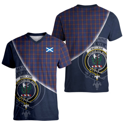 Printivon MacLaine of Lochbuie Tartan Scottish Crest T Shirt