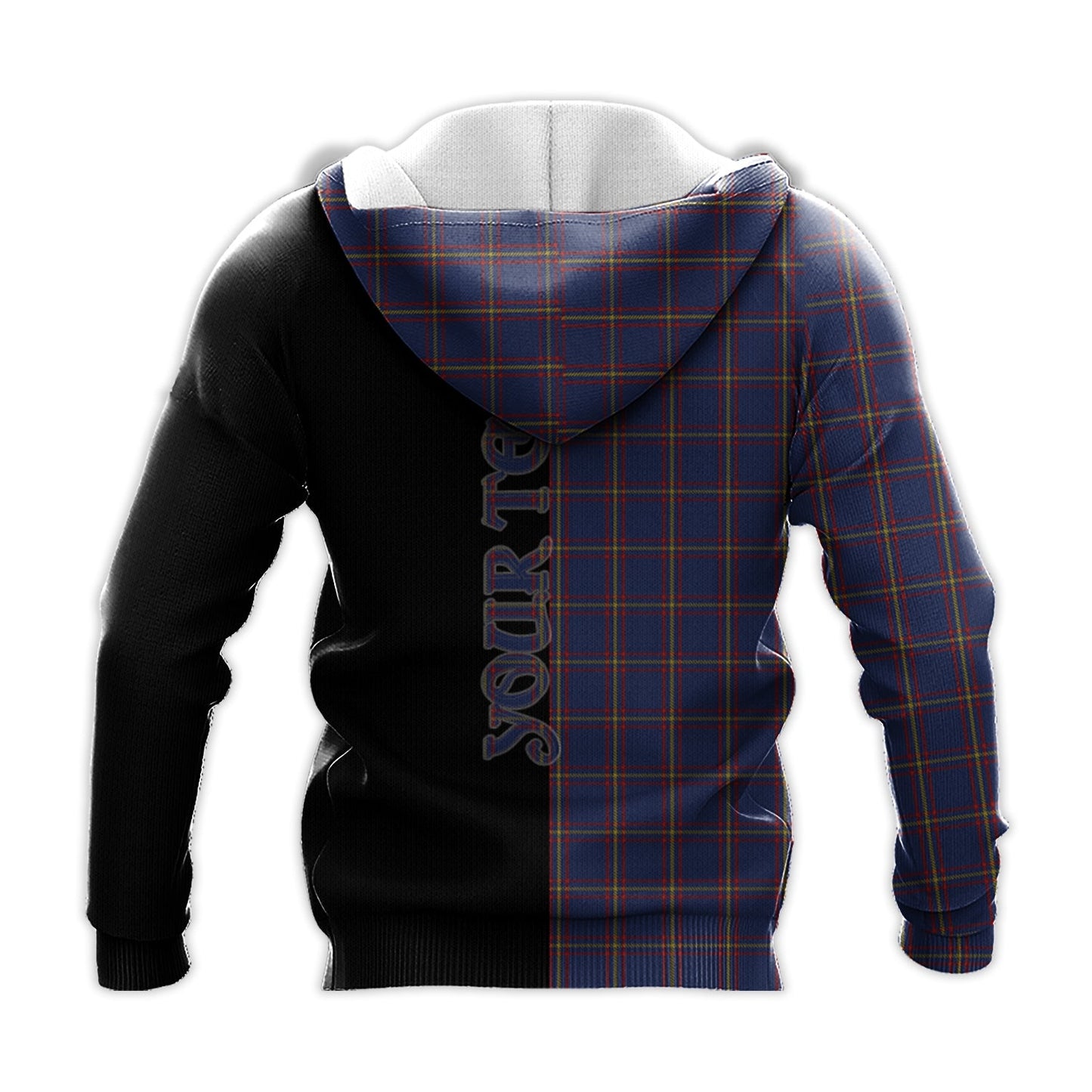 Printivon Maclaine Of Lochbuie Tartan Personalize Half Hoodie