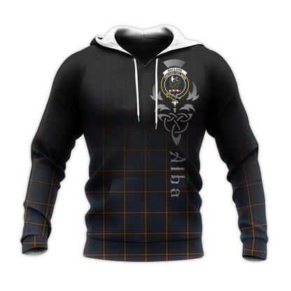 Printivon Maclaine Of Lochbuie Hunting Tartan Crest Alba Celtic Hoodie