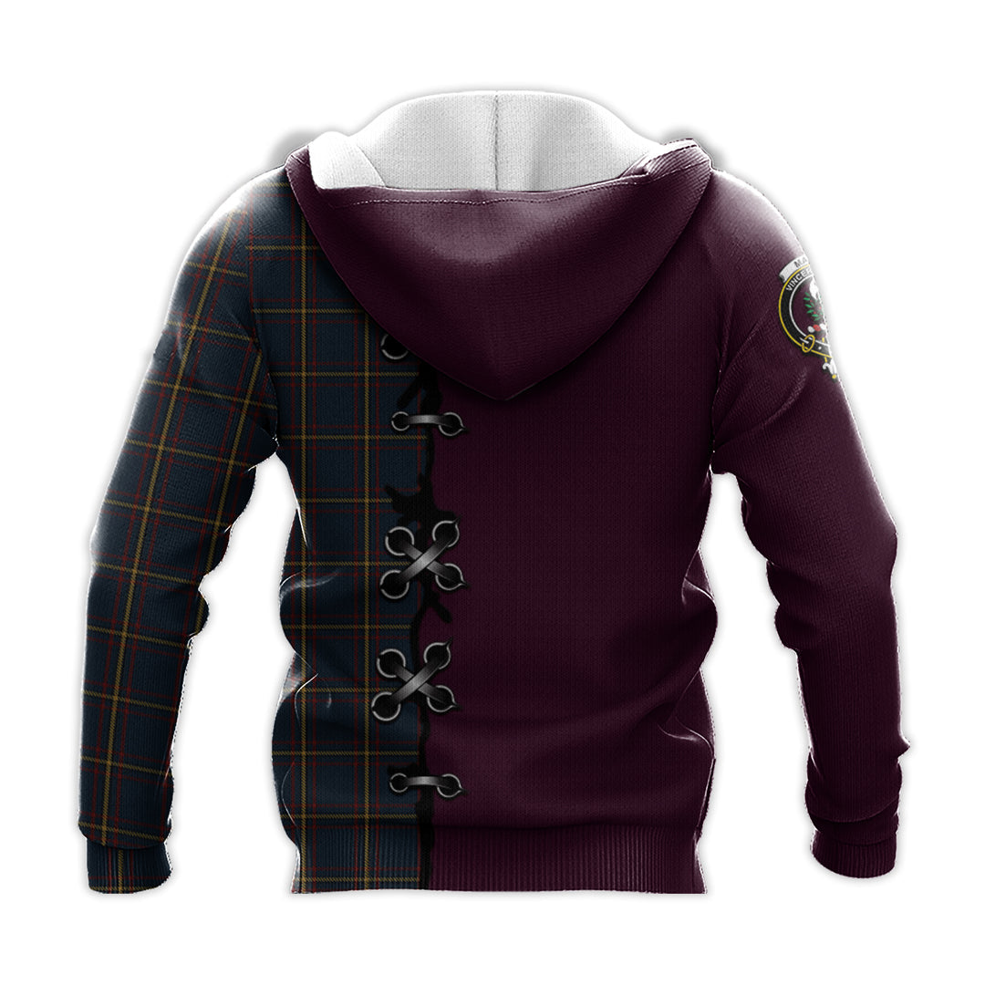 Printivon Maclaine Of Lochbuie Hunting Tartan Hoodie Lion Rampant And Celtic Thistle Style