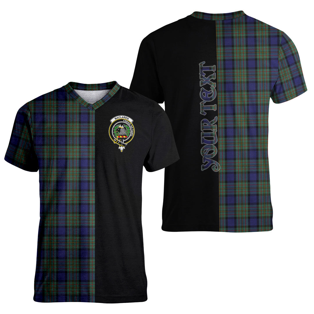 Printivon MacLaren Tartan Personalize Half T shirt