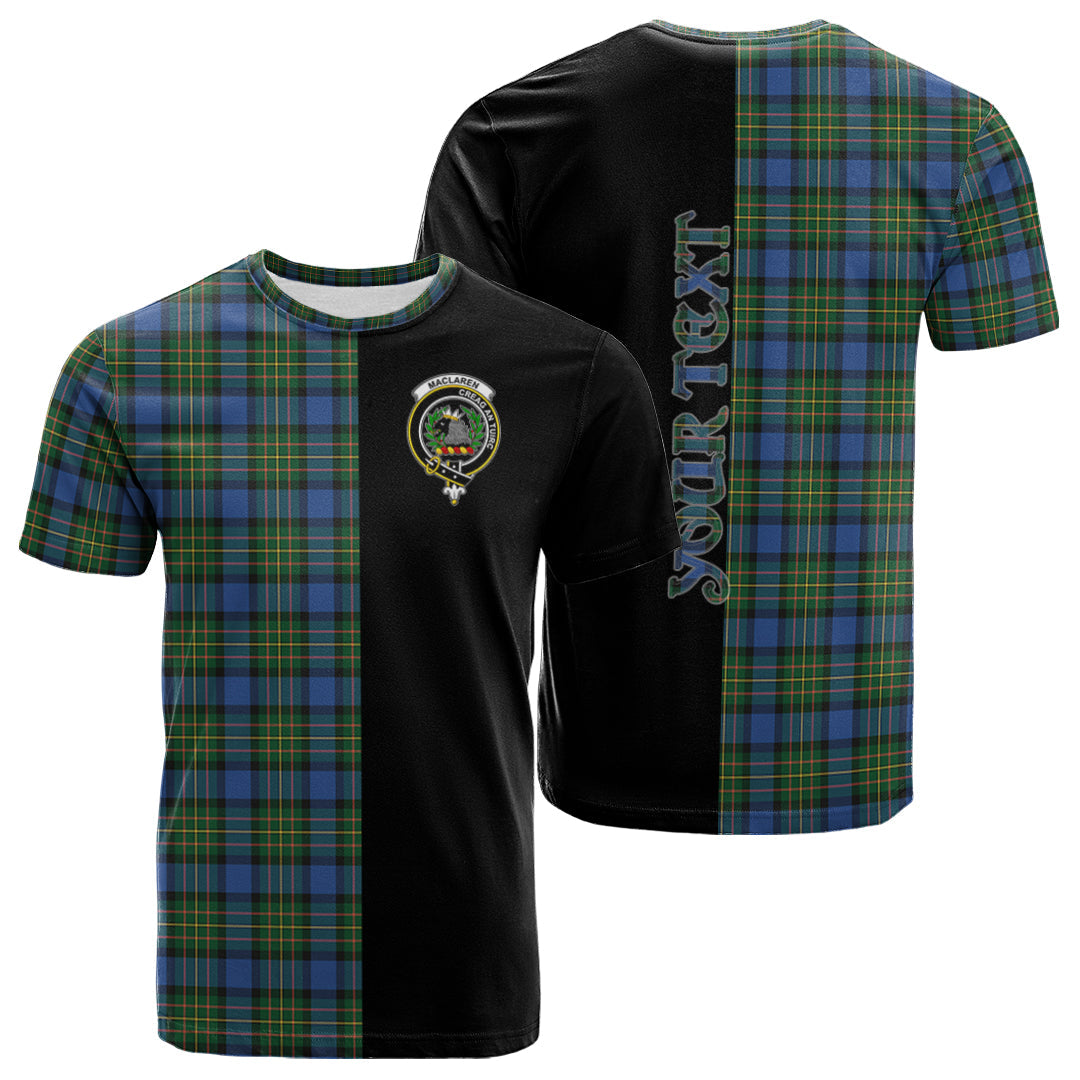 Printivon MacLaren Ancient Tartan Personalize Half T shirt