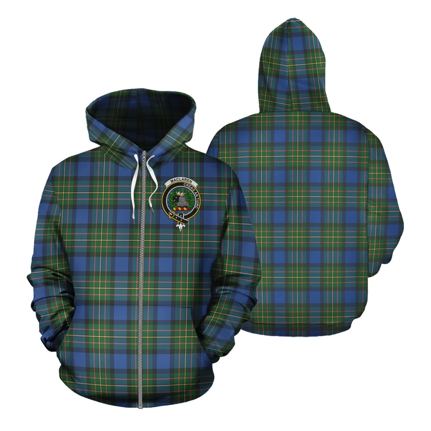 Printivon Maclaren Ancient Tartan Hoodie