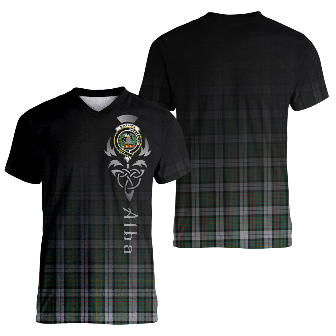Printivon MacLaren Dress Tartan Crest Alba Celtic T Shirt