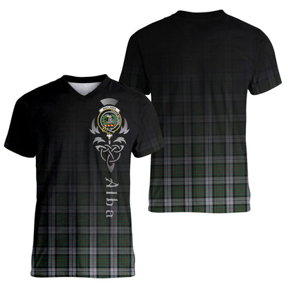 Printivon MacLaren Dress Tartan Crest Alba Celtic T Shirt