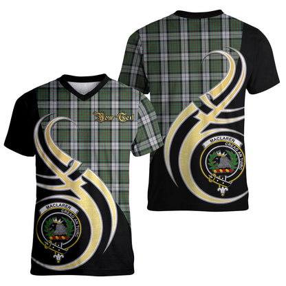 Printivon MacLaren Dress Tartan Crest Believe In Me T Shirt