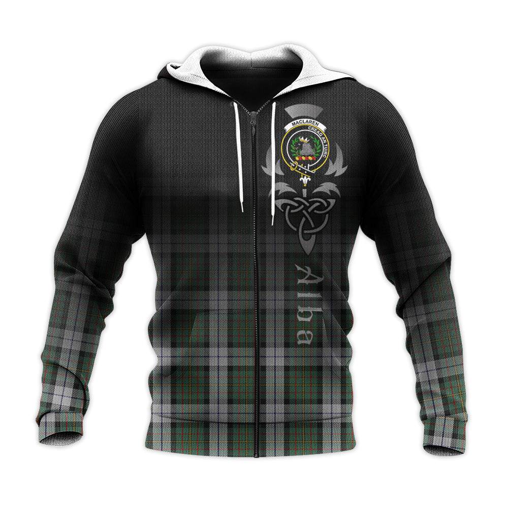 Printivon Maclaren Dress Tartan Crest Alba Celtic Hoodie