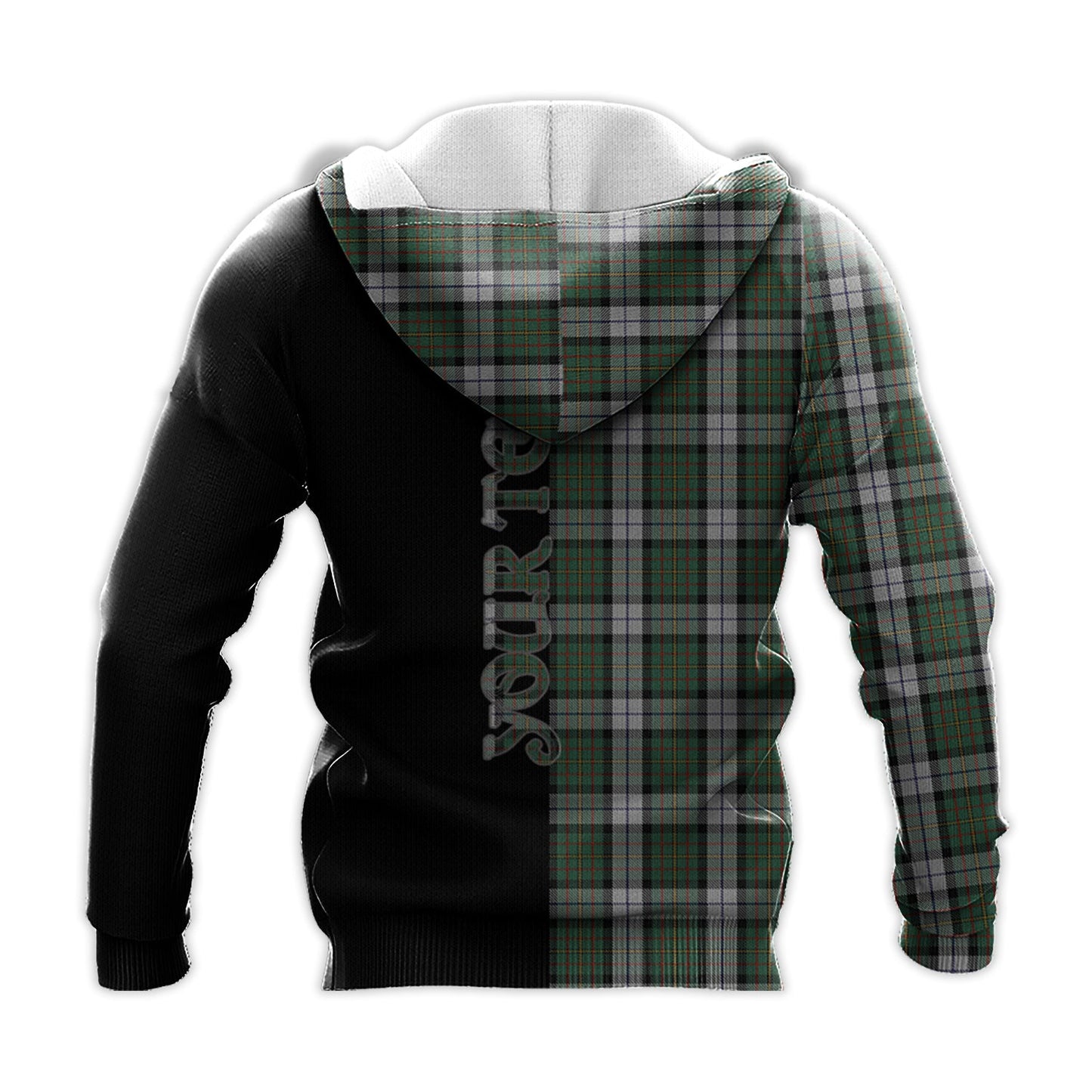 Printivon Maclaren Dress Tartan Personalize Half Hoodie