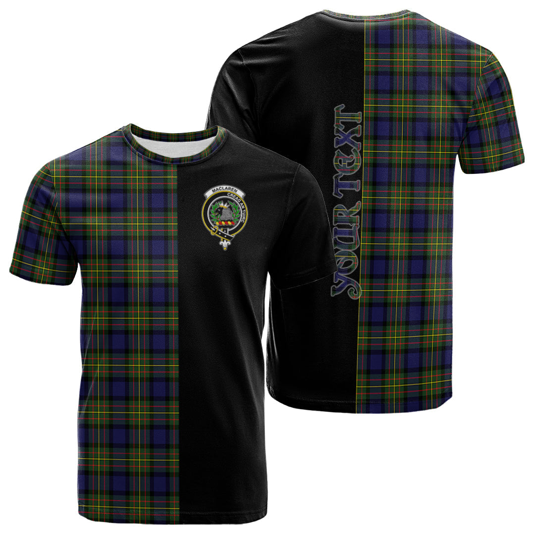 Printivon MacLaren Modern Tartan Personalize Half T shirt