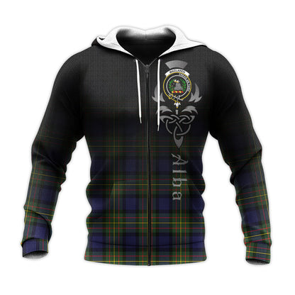 Printivon Maclaren Modern Tartan Crest Alba Celtic Hoodie