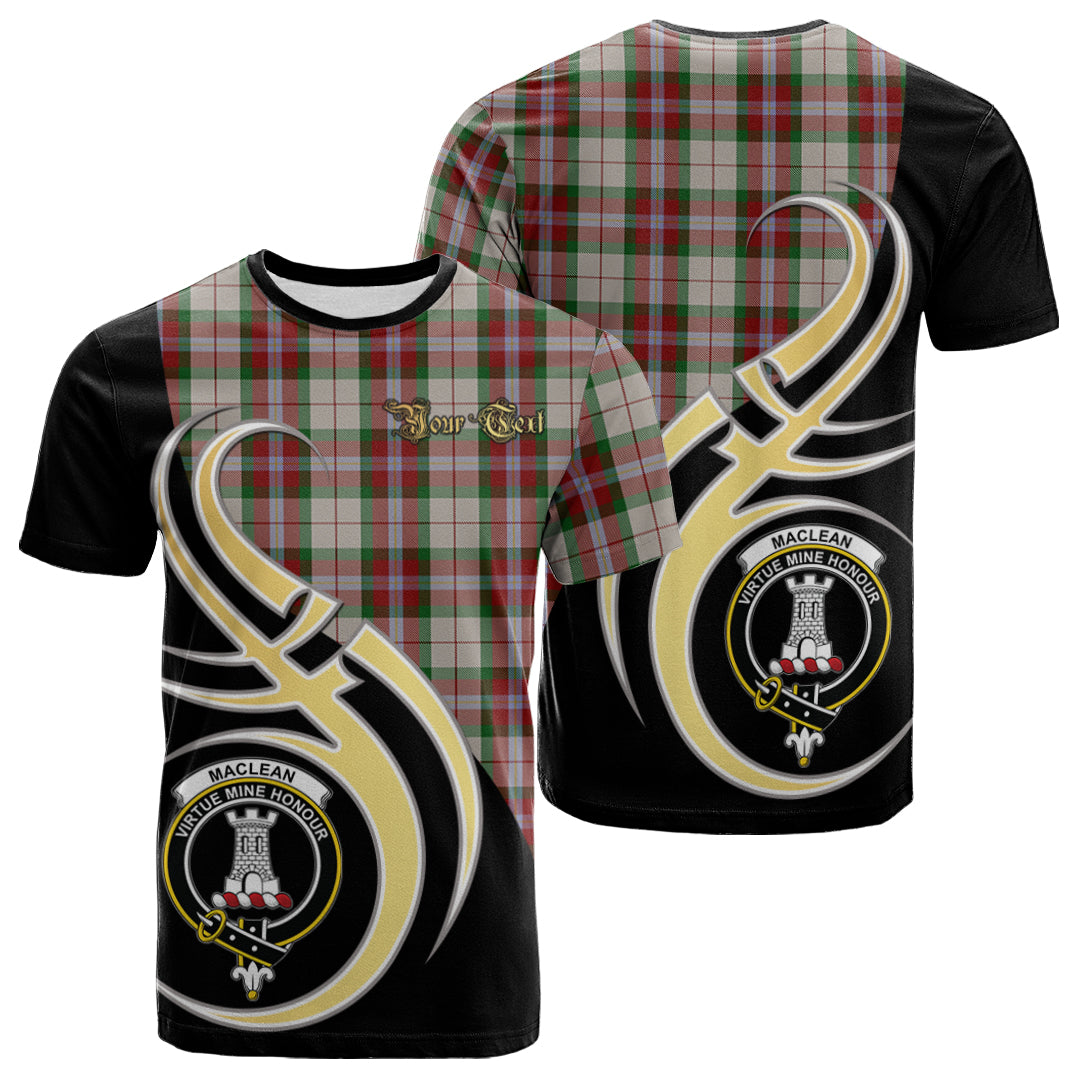 Printivon MacLean Dress Tartan Crest Believe In Me T Shirt
