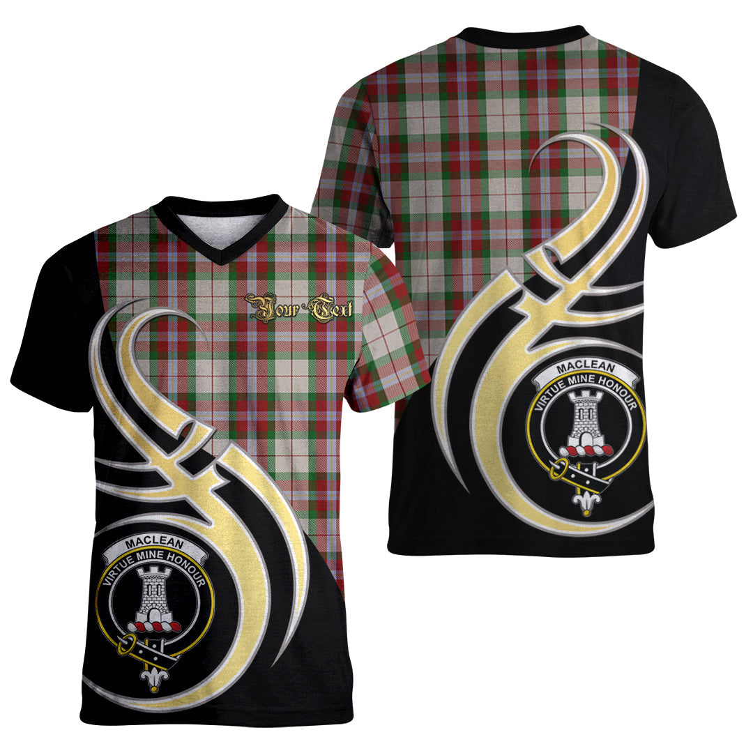 Printivon MacLean Dress Tartan Crest Believe In Me T Shirt