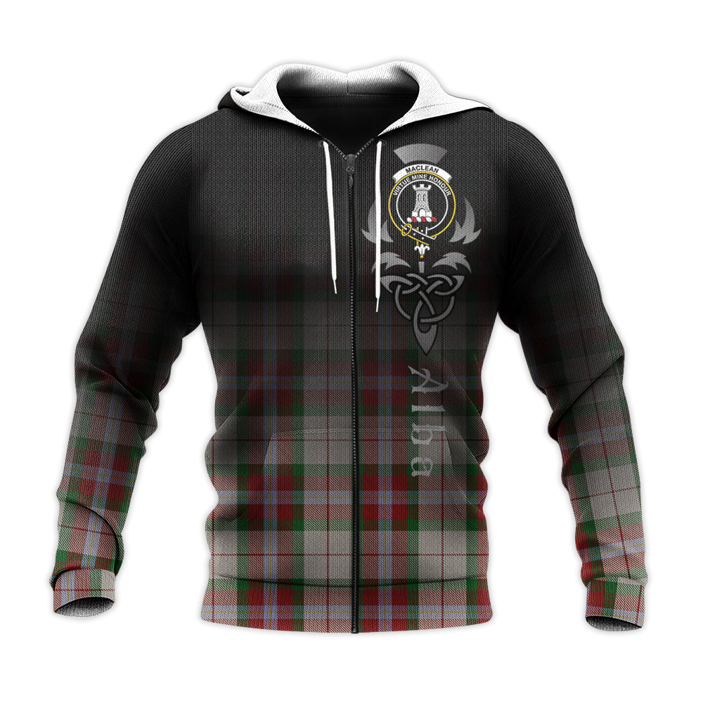 Printivon Maclean Dress Tartan Crest Alba Celtic Hoodie