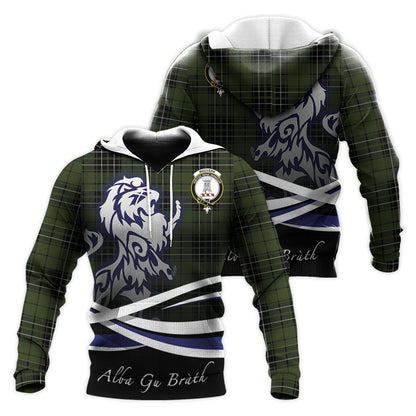 Printivon Maclean Hunting Tartan Scottish Lion Hoodie