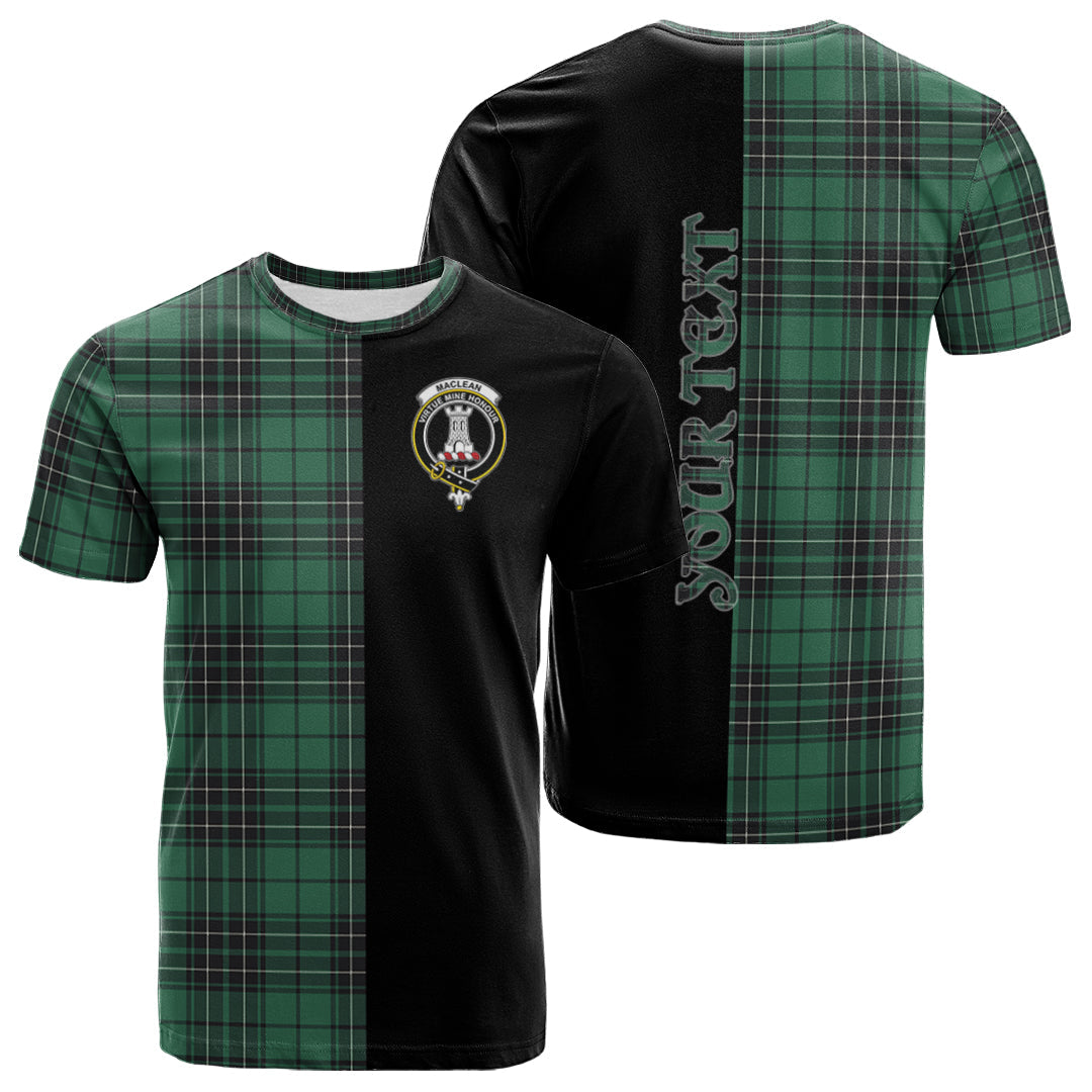 Printivon MacLean Hunting Ancient Tartan Personalize Half T shirt