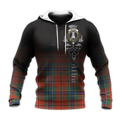 Printivon Maclean Of Duart Ancient Tartan Crest Alba Celtic Hoodie