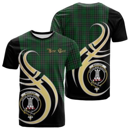 Printivon MacLean of Duart Hunting Tartan Crest Believe In Me T Shirt