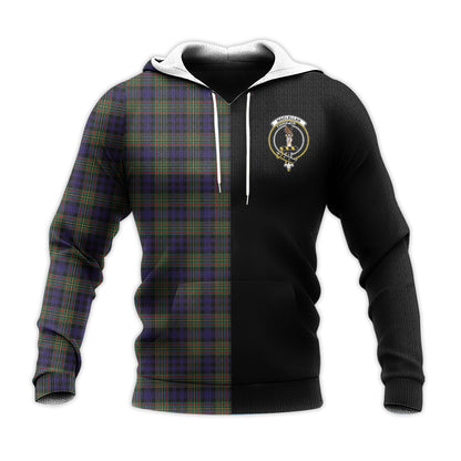 Printivon Maclellan Tartan Personalize Half Hoodie
