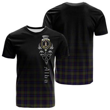 Printivon MacLellan Tartan Crest Alba Celtic T Shirt