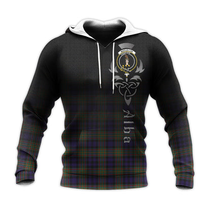 Printivon Maclellan Tartan Crest Alba Celtic Hoodie